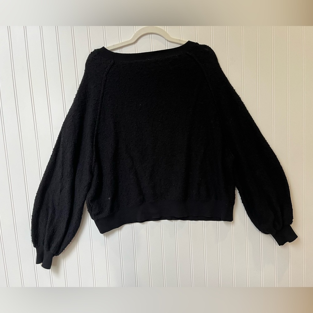 Free People Women's Found My Friend Pullover Black, US S